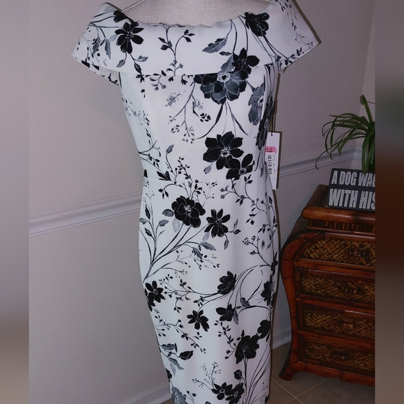 FINAL BLOW OUT! Womens Calvin Klein off shoulder dress - Picture 9 of 13